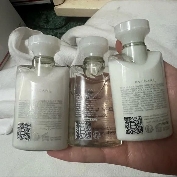 Bvlgari Eau Parfumée Au the Blanc white tea deluxe travel set Dec Sale - Picture 3 of 5